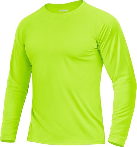 Boladeci Men's UPF 50+ Sun Protection UV SPF Shirts Long Sleeve Lightweight Quick Dry Swim T-Shirts Rash Guard in Saudi Arabia