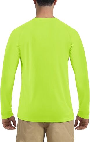 Boladeci Men's UPF 50+ Sun Protection UV SPF Shirts Long Sleeve Lightweight Quick Dry Swim T-Shirts Rash Guard in Saudi Arabia