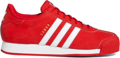 adidas Mens Samoa Lace Up Sneakers Shoes Casual - Red - Size 10.5 D in Saudi Arabia