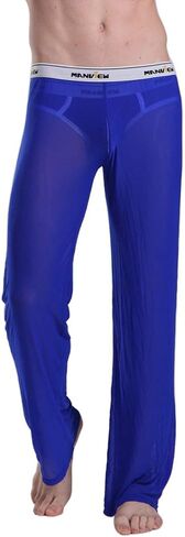 Mendove Mens Mesh See Through Home Lounge Pants Nightwear in Saudi Arabia