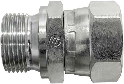 9024-06-06 تركيب محول تحويل فولاذي مستقيم، 3/8 "-19 ذكر BSPP × 3/8-19 أنثى BSPP دوارة in Saudi Arabia