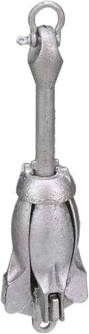 مرساة قوارب الكاياك المجلفنة القابلة للطي من ISURE MARINE 0.7 كجم/1.5 رطل - ملحقات القوارب لزوارق الكاياك والزوارق وألواح التجديف والحرف المائية الصغيرة in Saudi Arabia