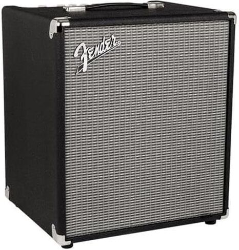 حزمة مضخم صوت جهير Fender Rumble 100 V3 مع كابل أداة Fender Joe Strummer، (13 قدمًا) مستقيم/مستقيم، أخضر داكن in Kuwait
