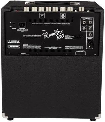 حزمة مضخم صوت جهير Fender Rumble 100 V3 مع كابل أداة Fender Joe Strummer، (13 قدمًا) مستقيم/مستقيم، أخضر داكن in Kuwait