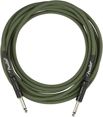 حزمة مضخم صوت جهير Fender Rumble 100 V3 مع كابل أداة Fender Joe Strummer، (13 قدمًا) مستقيم/مستقيم، أخضر داكن in Kuwait