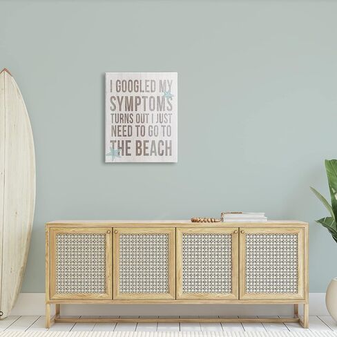 Stupell Industries Need to Go Beach Phrase Canvas Wall Art, Design by Lil' Rue in Saudi Arabia