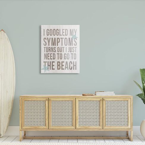 Stupell Industries Need to Go Beach Phrase Canvas Wall Art, Design by Lil' Rue in Saudi Arabia