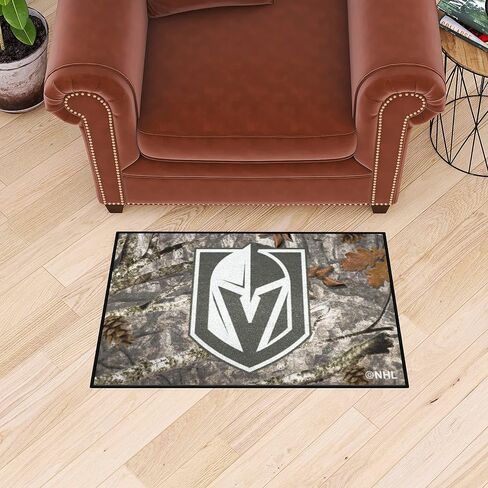 FANMATS 34517 NHL - Vegas Golden Knights Camo Starter Mat Accent Rug - 19in. x 30in.| Sports Fan Home Decor Rug and Tailgating Mat in Saudi Arabia