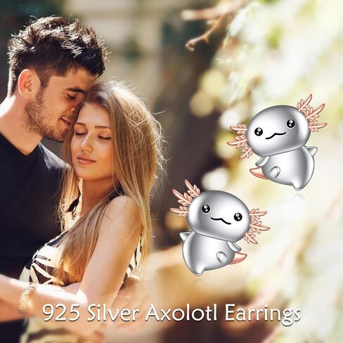 LUHE Animal Stud Earrings Sterling Silver Penguin/Paw Print/Panda/Dinosaur/Cow/Cat/Bee/Pig Stud Earrings Animal Earrings for women Girls in Saudi Arabia