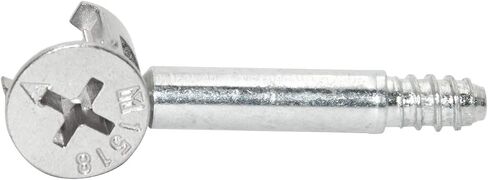 Flyshop 10 Sets Self-tapping Furniture Cabinet Connector Connecting Fittings, 15 x 14mm Cam Lock with M6 Thread 45mm Length Dowel in Kuwait