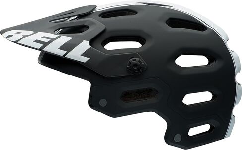 خوذة BELL Super 2 MTB إغلاق متوسط ​​أسود/أبيض غير لامع in Saudi Arabia