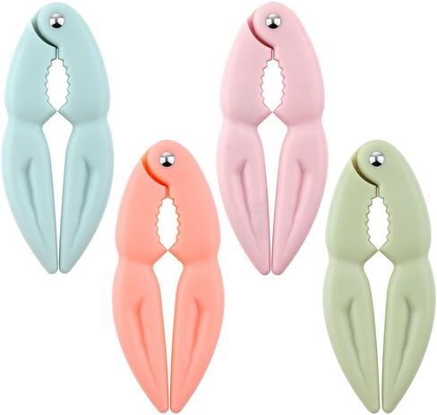 4Pcs Crab Crackers and Tools Multicolored Crab Leg Crackers Tool Efficient Lobster Crackers Portable Seafood Crackers and Tools Crab Legs Utensils Crab Claw Crackers Crab Tools for Eating in Kuwait