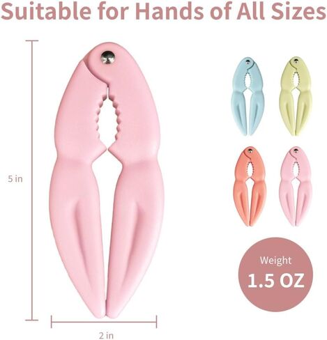 4Pcs Crab Crackers and Tools Multicolored Crab Leg Crackers Tool Efficient Lobster Crackers Portable Seafood Crackers and Tools Crab Legs Utensils Crab Claw Crackers Crab Tools for Eating in Kuwait