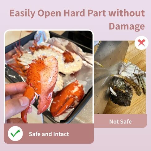 4Pcs Crab Crackers and Tools Multicolored Crab Leg Crackers Tool Efficient Lobster Crackers Portable Seafood Crackers and Tools Crab Legs Utensils Crab Claw Crackers Crab Tools for Eating in Kuwait