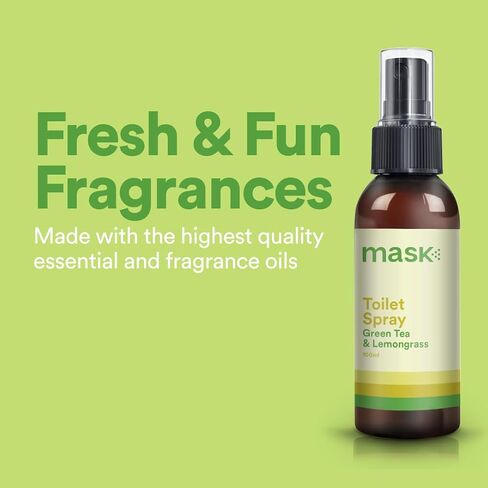 Mask Toilet Spray - Travel Size Bathroom Spray, Pack of 3, Odor Neutralizer Spray, Poop Spray Odor Eliminator, Bathroom Air Freshener, Bathroom Deodorizer - Champagne & Strawberries Scent, 10.2 Fl Oz in Saudi Arabia