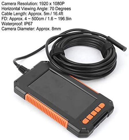 P40 Handheld Endoscope 1920 x 1080P Industrial Inspection Camera 4.3inch Color Display Screen Endoscope 8mm in Saudi Arabia