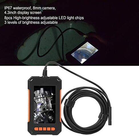 P40 Handheld Endoscope 1920 x 1080P Industrial Inspection Camera 4.3inch Color Display Screen Endoscope 8mm in Saudi Arabia