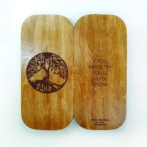 Sadhu Board for Yoga Practice, Handmade Wooden Board with Nails for Standing on Feet, Sadhu Practice Wood Board with Galvanized Nails, Relaxation Board for Acupuncture Massage, Yoga Gift