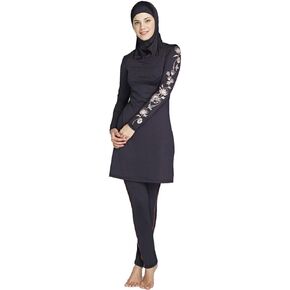 YEESAM Muslim Swimsuits for Women, Full Body Islamic Burkini Modest Swimwear
