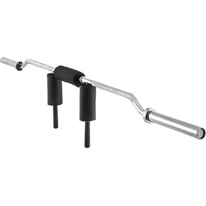 BotaBay Olympic Safety Squat Bar Fitness Squat Olympic Bar Safety Squat Bar مرفق مع شريط الوزن الأولمبي يحمل ما يصل إلى 1000 رطل لرفع الأثقال in Kuwait