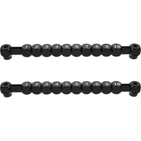 ifundom 2PCS Foosball Score Counter Shuffleboard Score Keeper Mini Foosball Scoreboard Board Game Score Markers Soccer Scoreboard Accessory Black