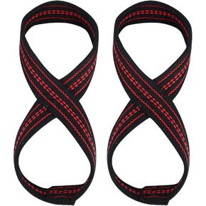 Deadlift Straps Figure 8 Loop Weight Lifting Strap Prevent Grip Slip Cross Training Strong Weightlifting Wrist Guard for Power Lifters weightlifters Workout Enthusiasts