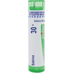 Boiron Sabina 30X Md 80 Pellets for Heavy Menstrual Flow with Pain in The Upper Thighs
