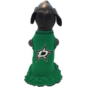 NHL Dallas Stars Dog Cheerleader Dress, X-Small, Green