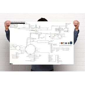 Metabolic Biochemistry Pathways Poster (36 x 24 Inches, Non-Laminate Standard, 1) in Saudi Arabia
