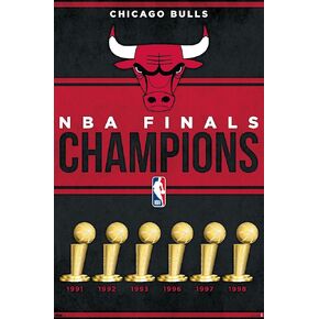 Trends International NBA Chicago Bulls - Champions 23 Wall Poster