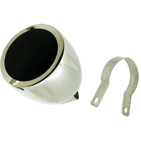 MARINE CITY 316 Stainless Steel Sport Boat Steering Wheel Knob with Cap | Durable Gloss Polished Finish | Spinning Ball Bearing Design - Ideal for Marine, Yacht, and Boat