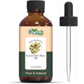 Green Coffee Bean (Coffea Arabica.) Oil | Pure & Natural Carrier Oil for Skincare, Hair Care & Massage- 30ml/1.01fl oz