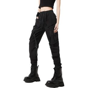 Women'S Cargo Pants Tapered Hiking Sweatpants Clothes Joggers with Pockets Techwear Y2k Pants Streetwear