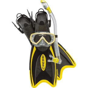 Cressi Palau Set, Yellow, L/XL