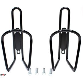 MBP Bicycle Alloy Lightweight Water Bottle Cage (2 Pack) with Hardware Holds Standard Bicycle Water Bottles MTB Road Gravel Kids