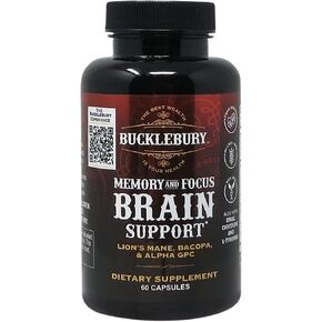Cognitive Clarity, Focus and Memory Support Supplement for Men and Women - Nootropic 60 Vegan Capsules