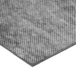USA Sealing Height Strength Fabric-Reinforced Neoprene Rubber Sheet, No Adhesive, 70A, 1/8" Height, 36" Width, 12" Length