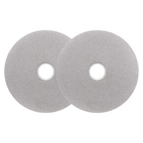 uxcell 2pcs Diamond Sanding Grinding Disc, 4-Inch (100mm) Grit 240 5/8" Arbor Hole, Flat Lap Disk Polishing Discs Abrasive Wheel for Gemstone Tile Porcelain Glass Stone Metal