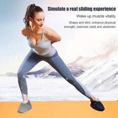 Exercise Slide Board for Core Training, Workout Sliding Board Exercise Equipment, Ideal for Skating, Hockey, and More - Men, Women, and Kids in Saudi Arabia