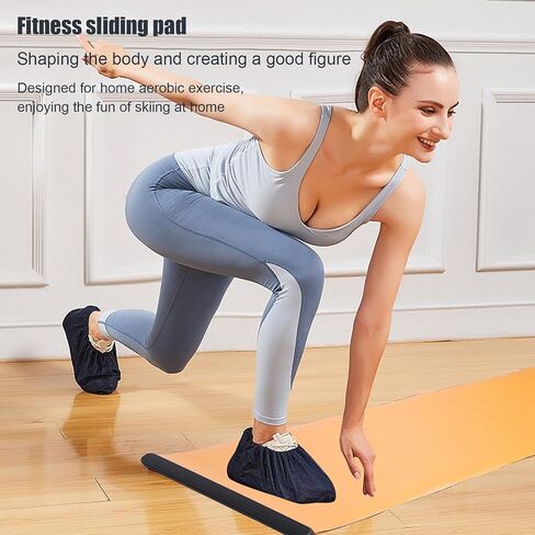 Exercise Slide Board for Core Training, Workout Sliding Board Exercise Equipment, Ideal for Skating, Hockey, and More - Men, Women, and Kids in Saudi Arabia