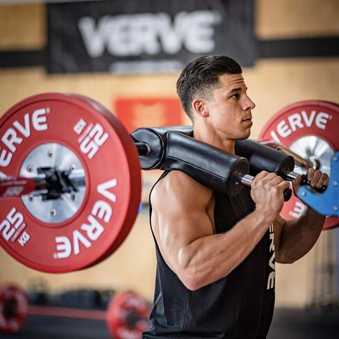 BotaBay Olympic Safety Squat Bar Fitness Squat Olympic Bar Safety Squat Bar مرفق مع شريط الوزن الأولمبي يحمل ما يصل إلى 1000 رطل لرفع الأثقال in Kuwait