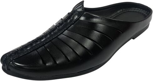 Mens Ethnic Designer Punjabi Jutti for Men Cream Gold Shoes Wedding Khussa Traditional Handmade Loafers in Kuwait