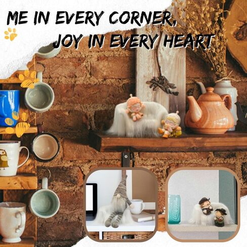 ديكور iland للأرفف، ديكور مكتب لطيف، مجموعة أريكة صغيرة على شكل وحش، هدية صغيرة (أبيض ثلجي) in Kuwait