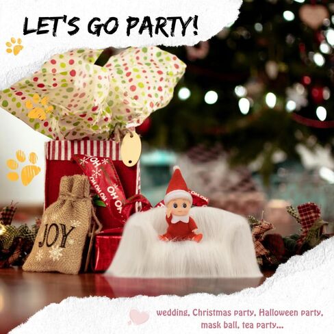 ديكور iland للأرفف، ديكور مكتب لطيف، مجموعة أريكة صغيرة على شكل وحش، هدية صغيرة (أبيض ثلجي) in Kuwait