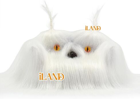 ديكور iland للأرفف، ديكور مكتب لطيف، مجموعة أريكة صغيرة على شكل وحش، هدية صغيرة (أبيض ثلجي) in Kuwait