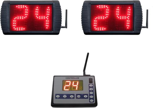 Shot Clock Basketball Timer,12/24/25/30/35/40/60 Seconds Countdown Timer, Portable Shot Clock with Buzzer for All Sports in Kuwait