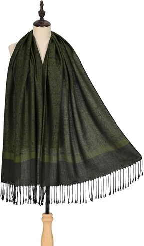 Pashmina Shawl Wrap for Women Soft Lightweight Multi-Purpose Scarf for Weddings, Parties & Casual Wear in Kuwait