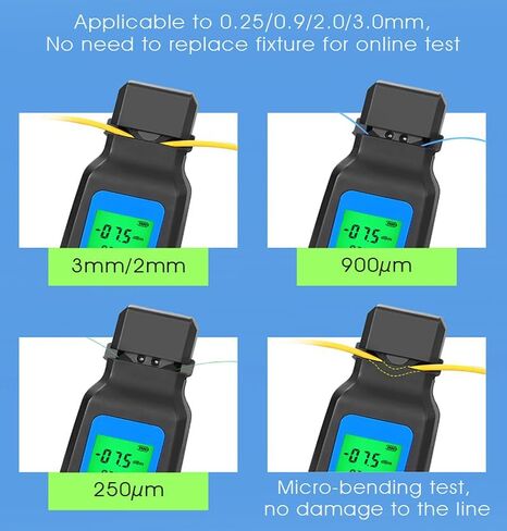 Live Optical Fiber Identifier with Wave Respond 800-1700nm Built in 10KM VFL FTTH Tool (YC-ID-301) in Saudi Arabia