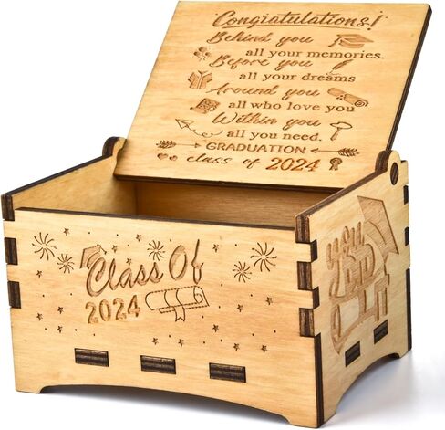هدايا التخرج لها - صندوق لعب البهاء والظروف الموسيقية، هدايا التخرج، هدايا ملهمة للنساء الخريجين/الرجال/الفتاة/المدرسة الثانوية/فئة الكلية لعام 2024 هدايا التخرج in Kuwait