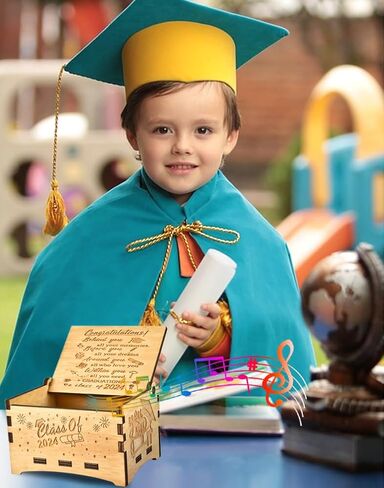 هدايا التخرج لها - صندوق لعب البهاء والظروف الموسيقية، هدايا التخرج، هدايا ملهمة للنساء الخريجين/الرجال/الفتاة/المدرسة الثانوية/فئة الكلية لعام 2024 هدايا التخرج in Kuwait